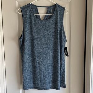 Ideology Heathered Blue Muscle Tee